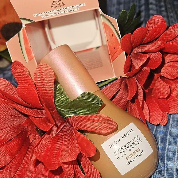 Glow Recipe Watermelon Glow Niacinamide Hue Drops 40ml SunGlow NIB - Picture 2 of 15